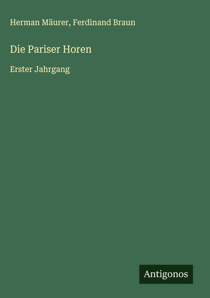 Die Pariser Horen