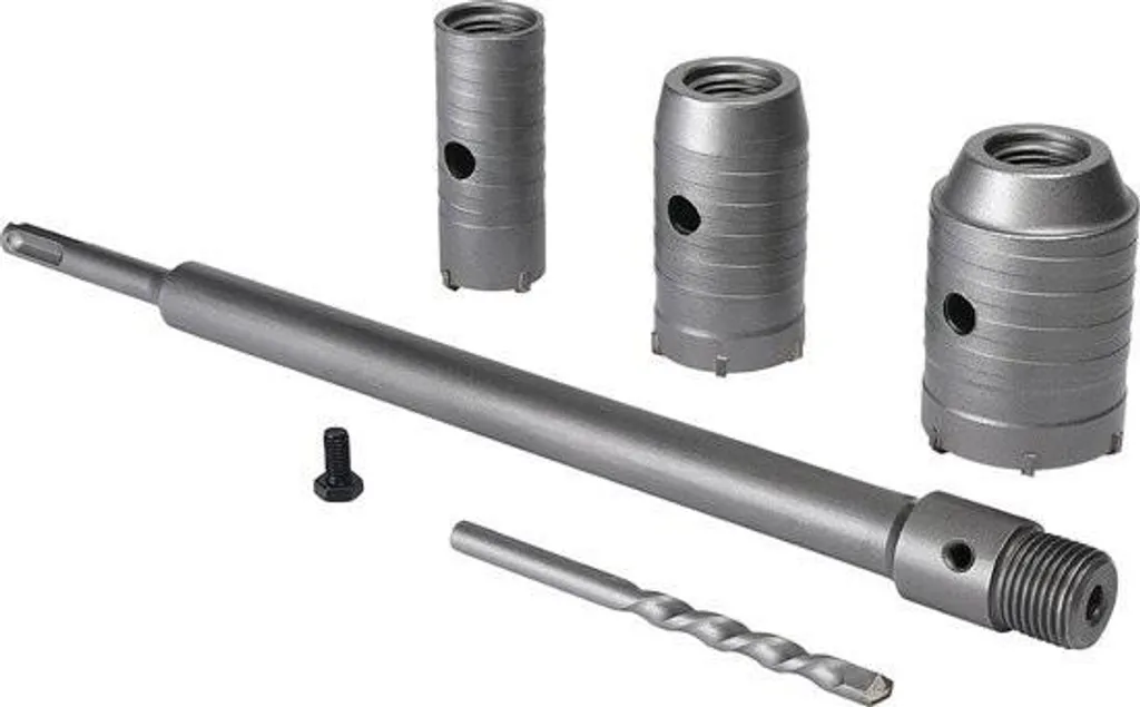 Forets carottés SDS Plus 350 mm - Pointes carbure pour murs et béton