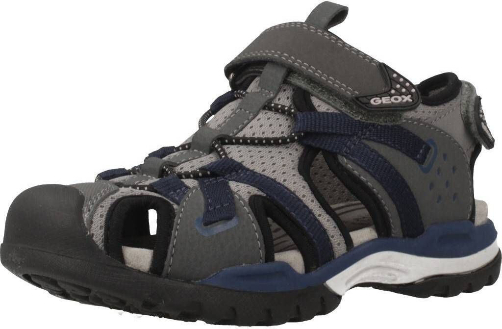 GEOX J BOREALIS BOY Casual Sport Kinder Outdoor (Halb)Sandale Gr.28-41 EUR 38-grau