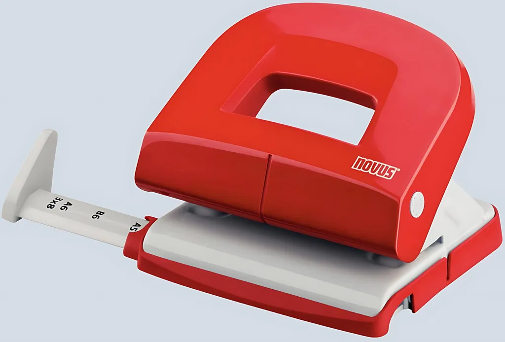 NOVUS office hole punch E 216 Punzone: 8 cm numero massimo di fogli: 16 fogli (80 g/m²)