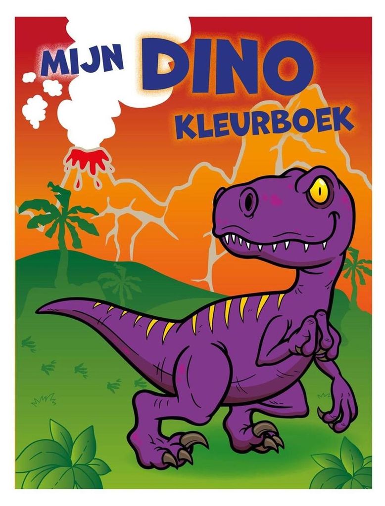 Mein Dino-Malbuch, 96 Seiten.