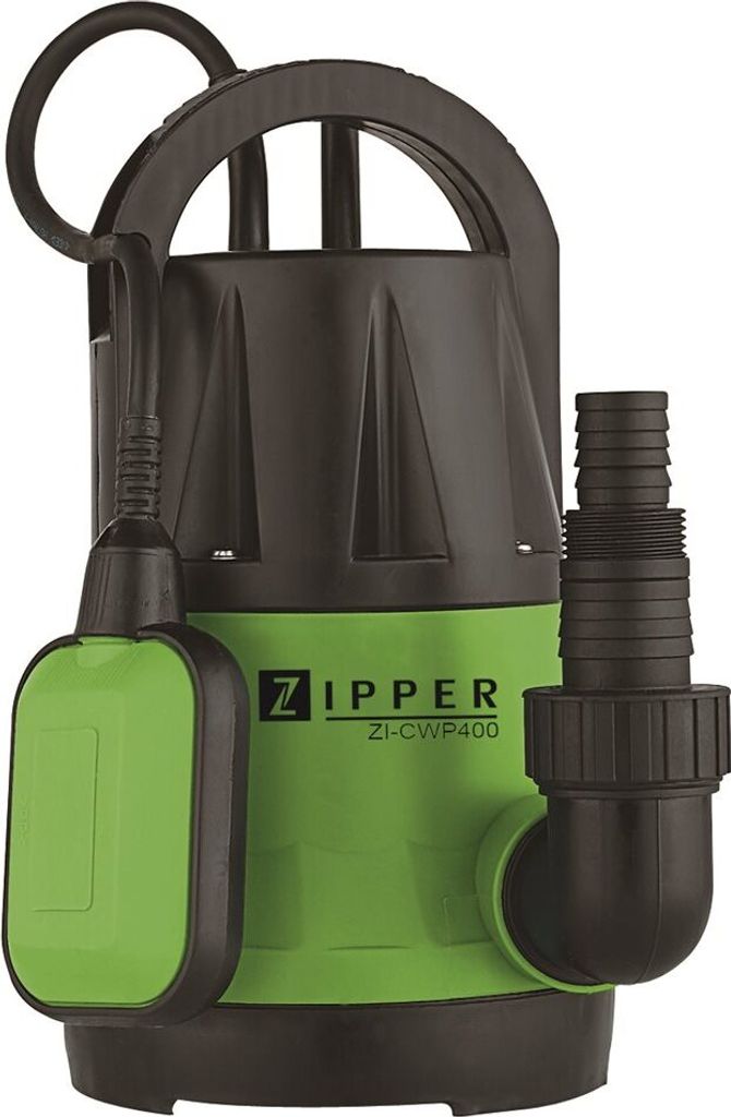 Zipper ZI-CWP400 Flachsaugende Tauchpumpe 7.3 mü/h 7.5 m (ZI-CWP400)