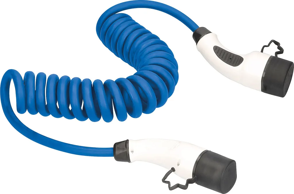 Câble de charge Type 2 Type 2 spiralé pour borne électrique 3,6 kW 230V - 2