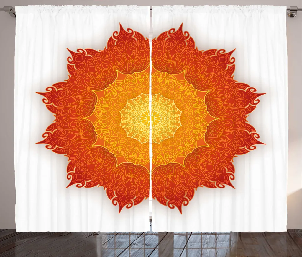 Tende Soggiorno ABAKUHAUS 280x225 Mandala - Facile Lavaggio e Montaggio
