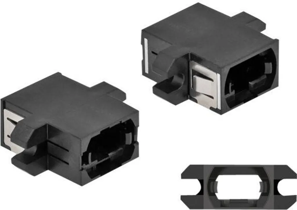 Raccord MPO vers MPO Femelle pour Liaison Optique Haute Performance Noir