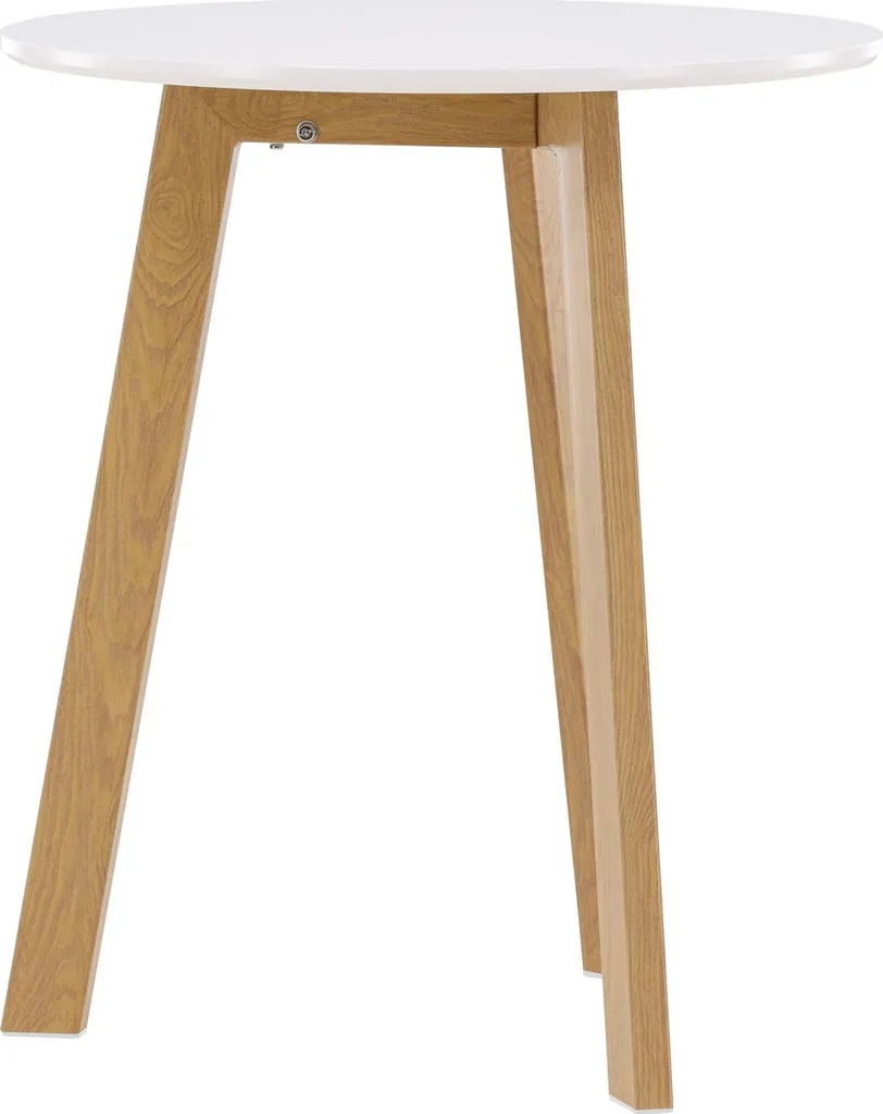 Table à manger Leonora blanche Ø65cm : Finis les espaces encombrés ! - 12