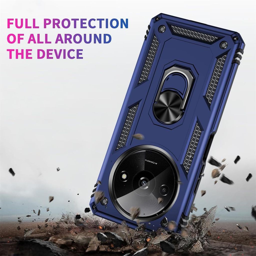 Handyhülle Für Xiaomi Redmi A3 – PU Leder Flip Case, Magnetisch, Mit Kartenfächern & Standfunktion, Schwarz