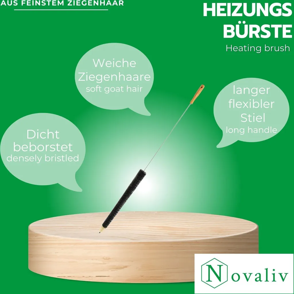 Novaliv Scovolo Termosifoni XL 115cm | Stop Allergie e Polvere - 2