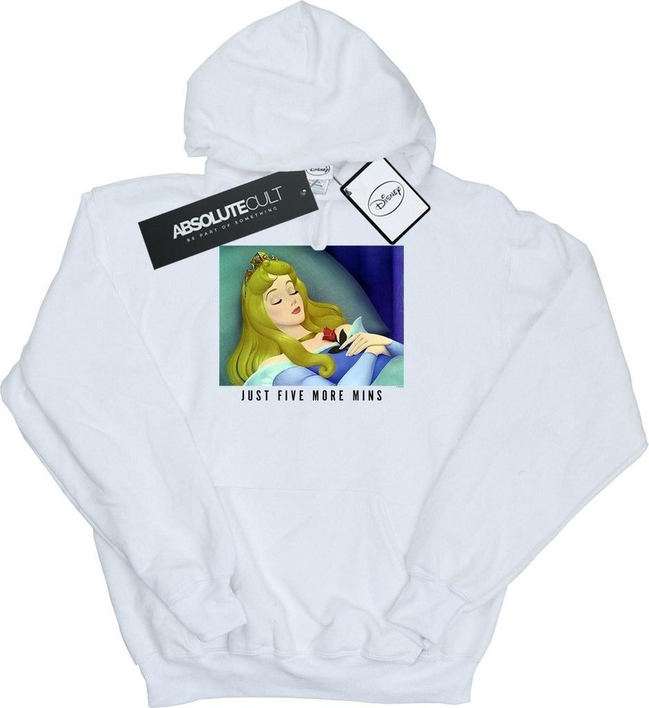 Disney Princess - "Five More Minutes" Kapuzenpullover für Herren BI16672 (M) (Weiß)