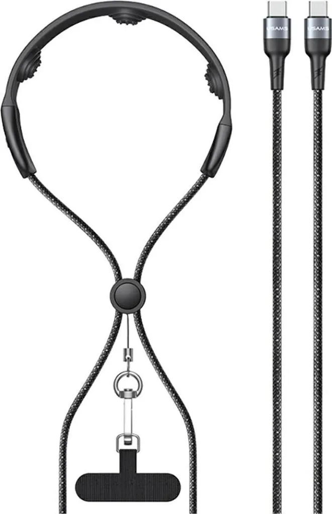 Usams U89 100W Black: L'Essenza della Ricarica e del Benessere