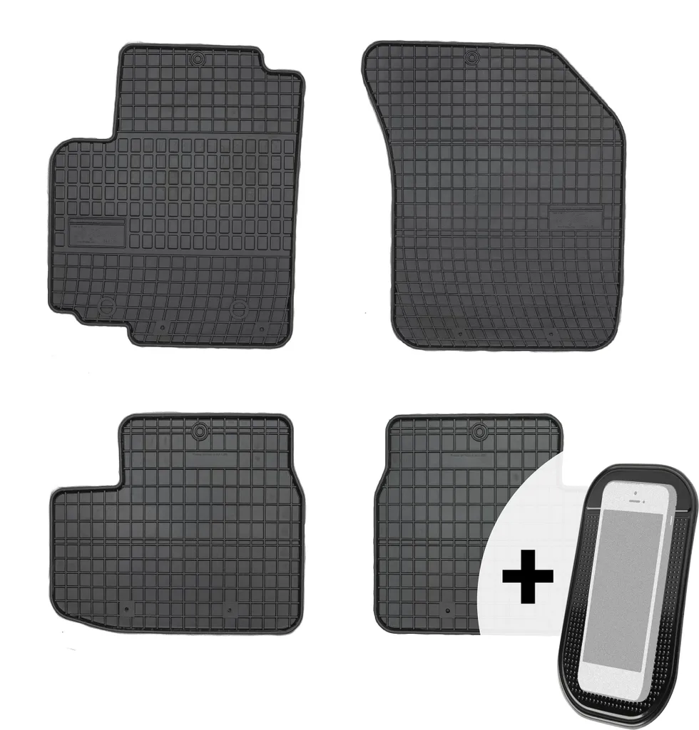 Motohobby Set Di Tappetini Auto In Velluto Su Misura Per Toyota Prius IV (dal 2014), 4 Pezzi, Antiscivolo, Con Rinforzo Per Guidatore - 4