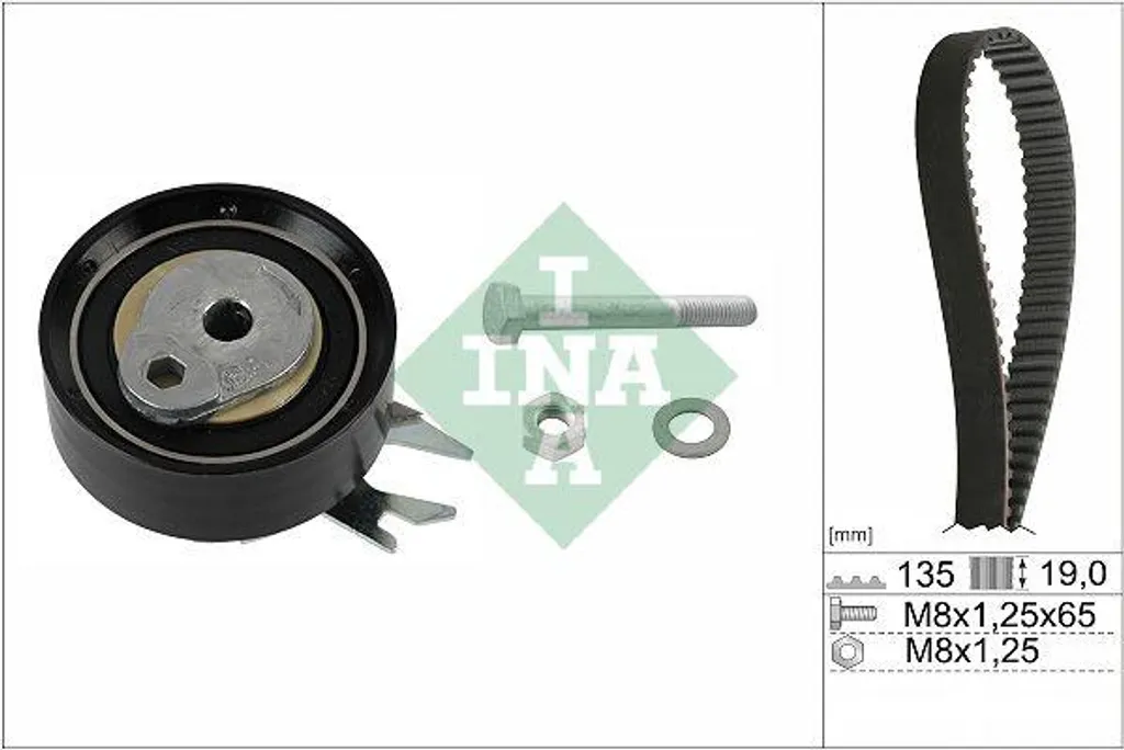 Kit de distribution complet INA 530 0166 10 compatible Polo, Lupo et Arosa