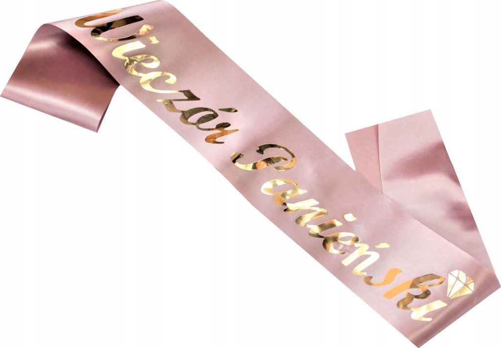 Junggesellinnenabschied Schärpe Roségold Pink