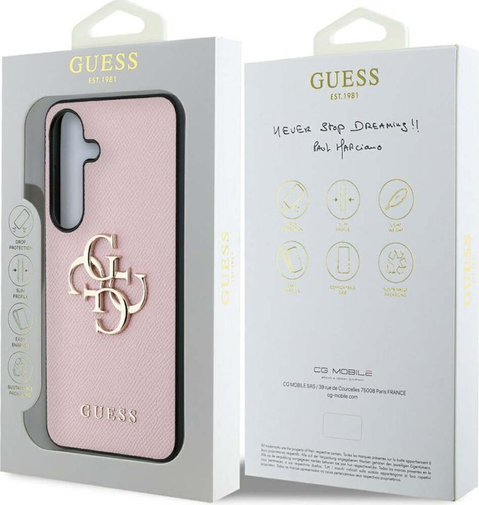 Guess Guhcs25mpgt4mbp Samsung Galaxy S25+ Handyhülle Rosa Rosa One Size