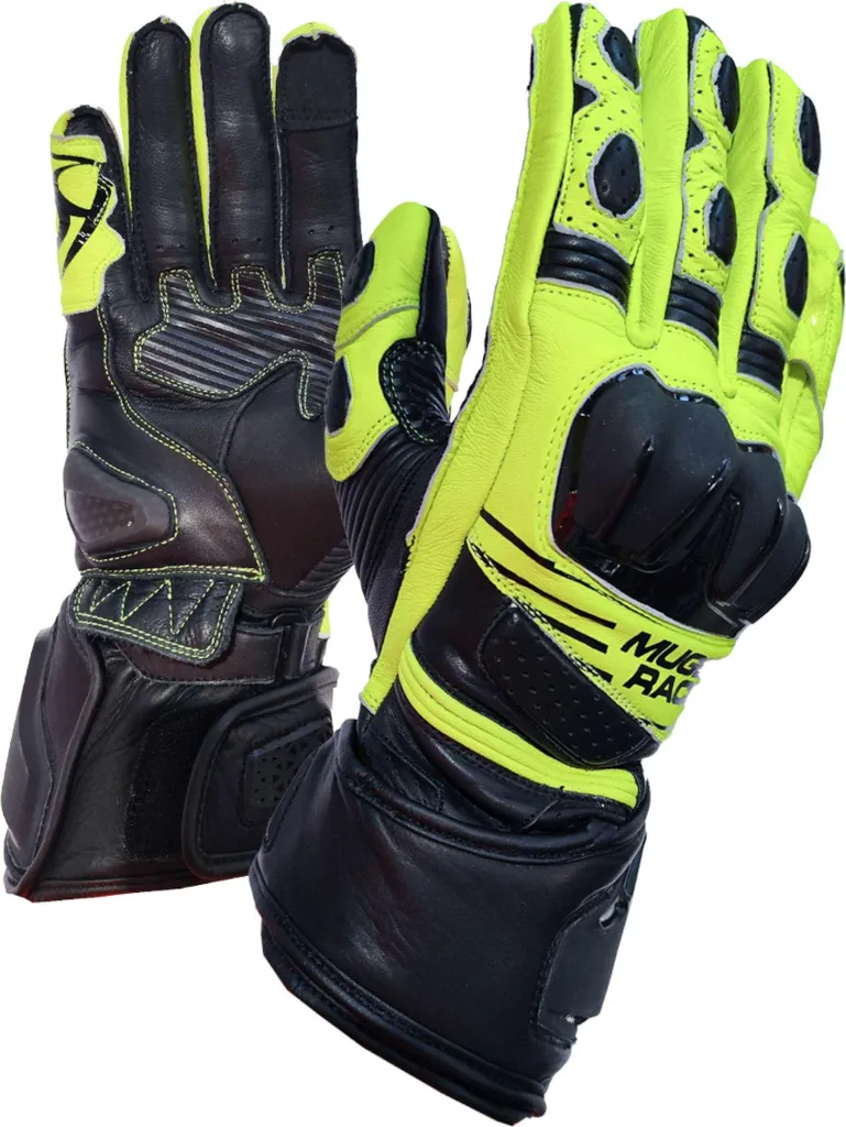 Gants de moto racing MUGENRACE Linea Sport protections renforcées XL
