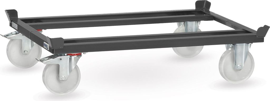 Fetra Paletten-Fahrgestell für Gitterboxen + Flachpaletten, 22881/7016