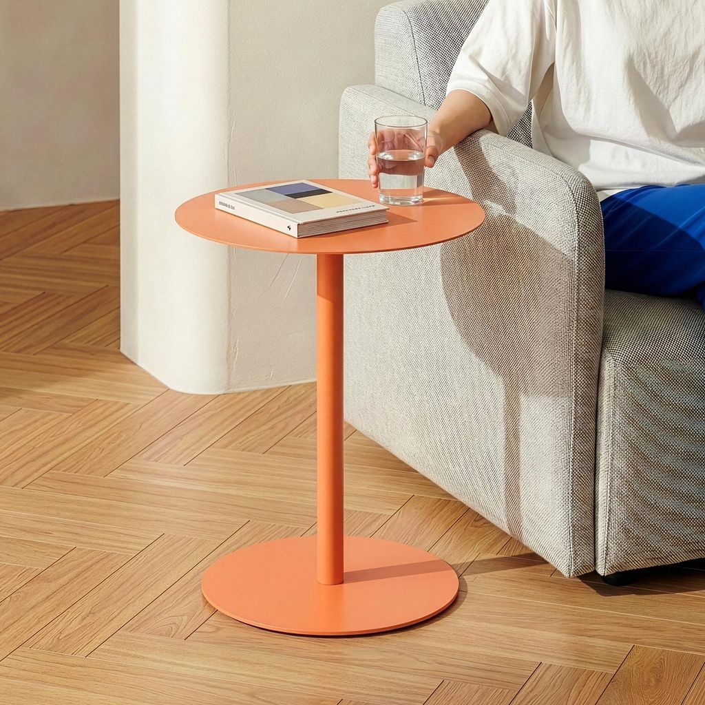 Table d'appoint « Nastätten » Table de balcon ronde en Image du produit 
