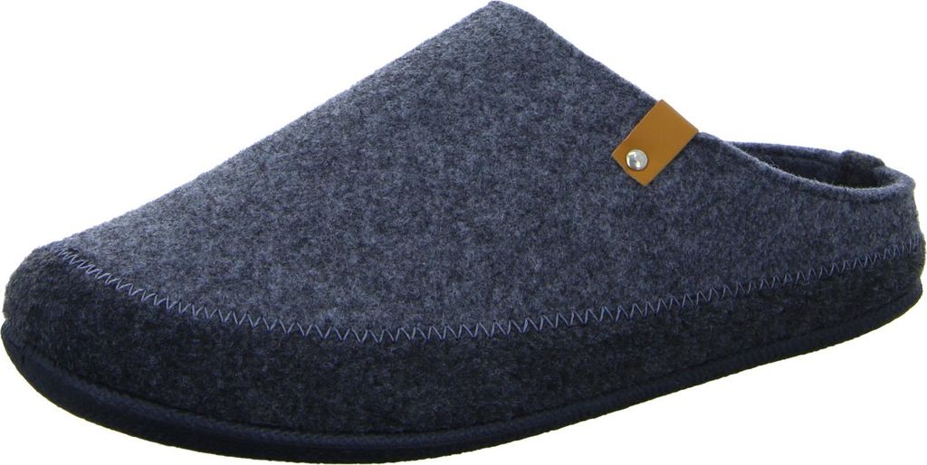 Home Comfort Herren-Pantoffel Grau, Farbe:grau, EU Größe:45
