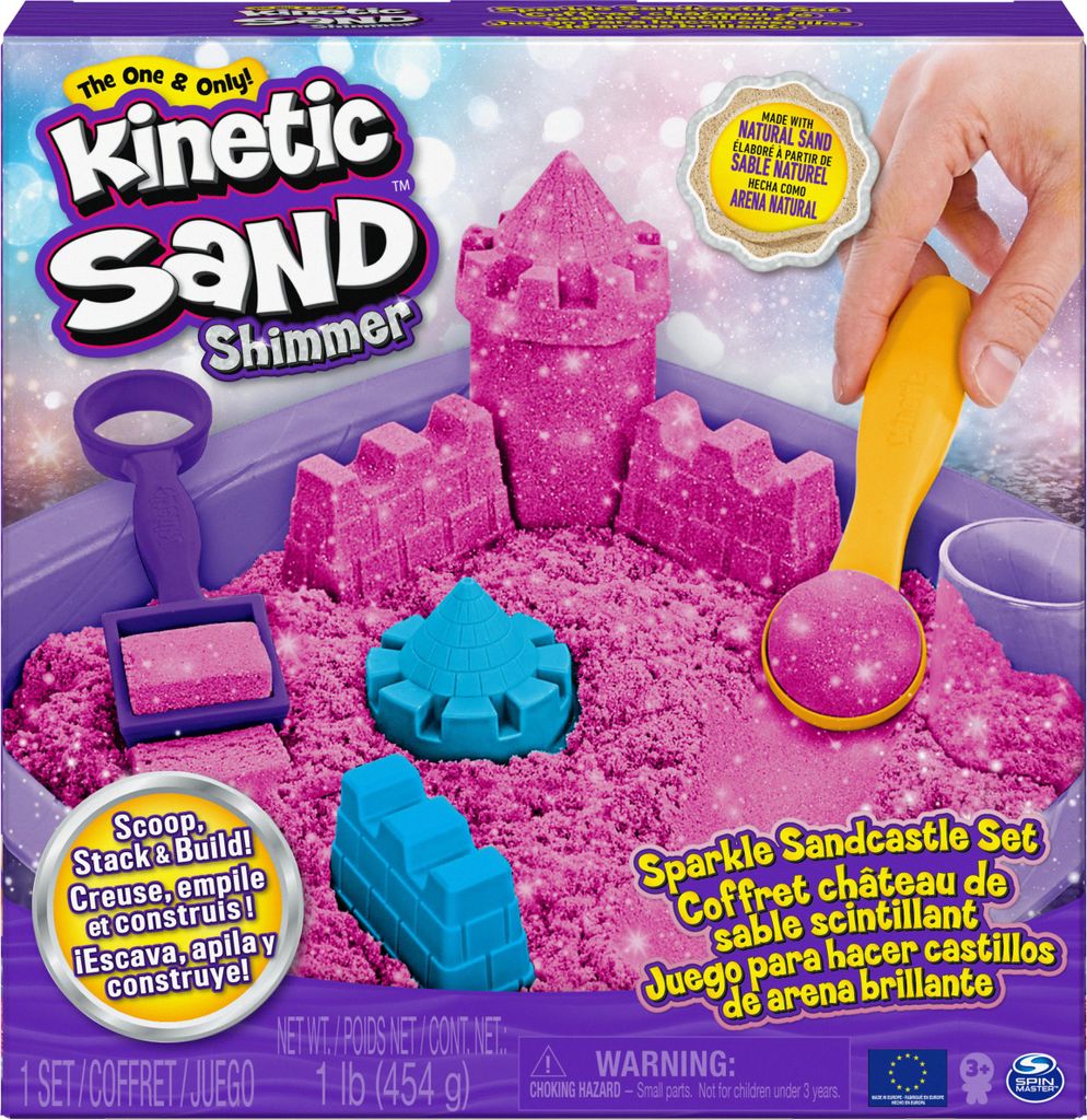 Kinetic Sand Schimmer Sandbox Set Rosa, Kinetischer Sand Produktbild 
