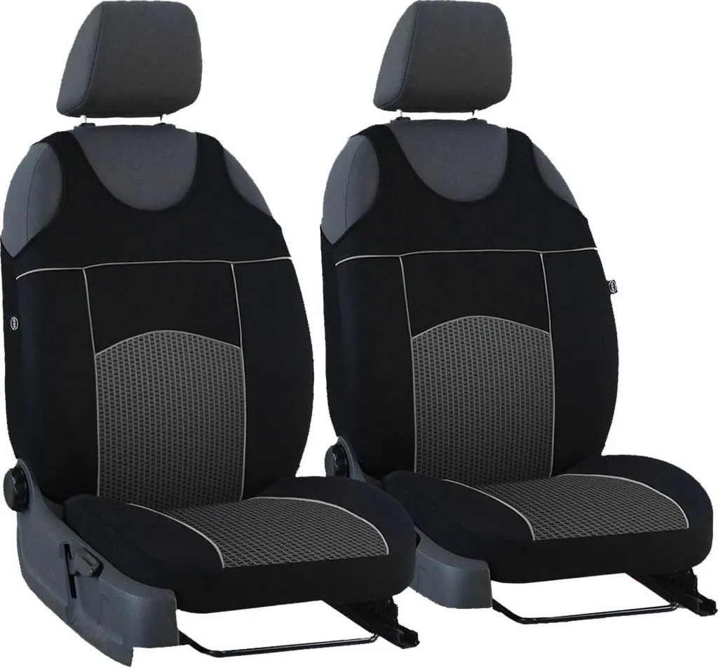 Coprisedili Auto Audi A1 Grigio: Set Anteriore Universale di Alta Qualità - 10