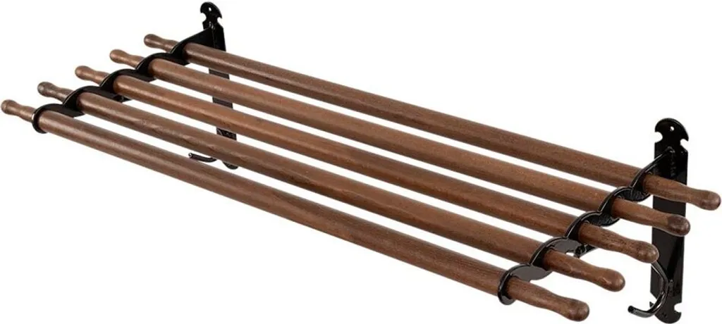 Cintre Métal Noir Rétro Stubbs : Finition Durable pour Séchage et Soin