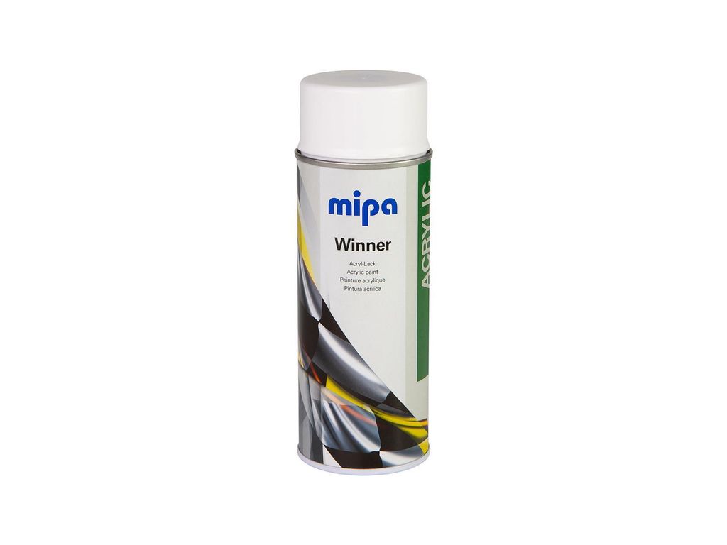 Mipa Autolack Gewinner Acryllack Weiß matt 400 ml Produktbild 