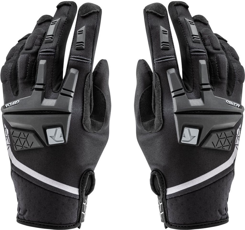 ACERBIS CE X-ENDURO genehmigte schwarze Motocross-Enduro-Handschuhe größe S