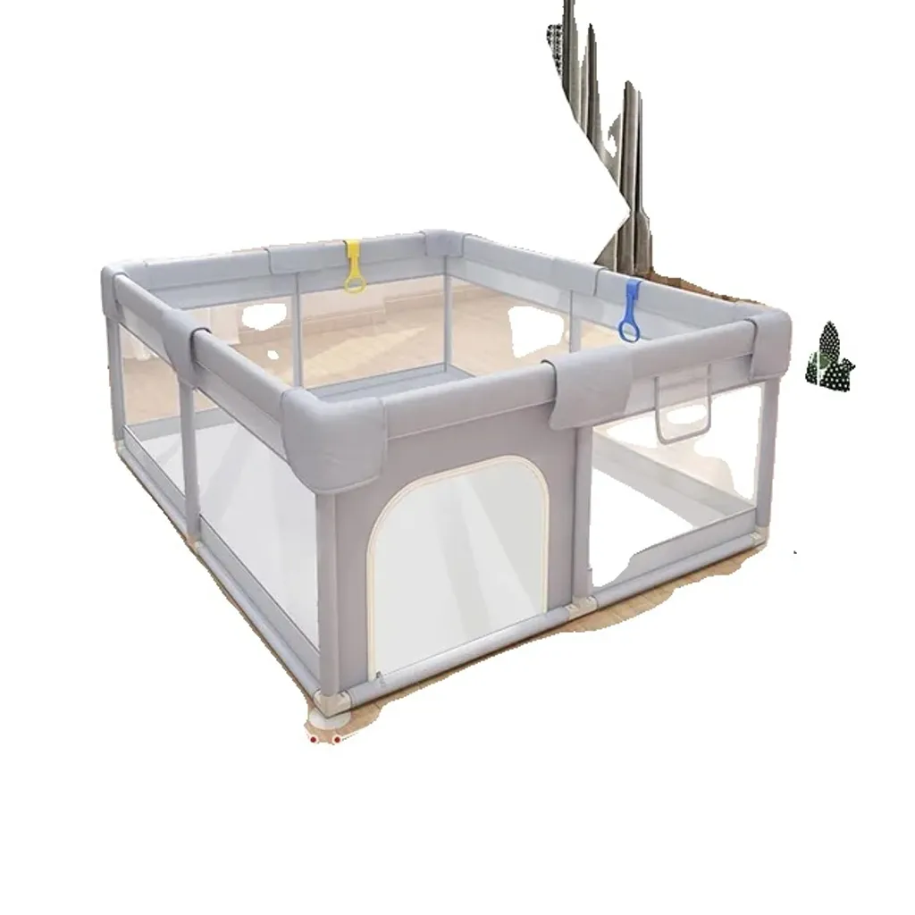 Parc de jeux géant 150x200 cm pour bébé avec barrière de sécurité