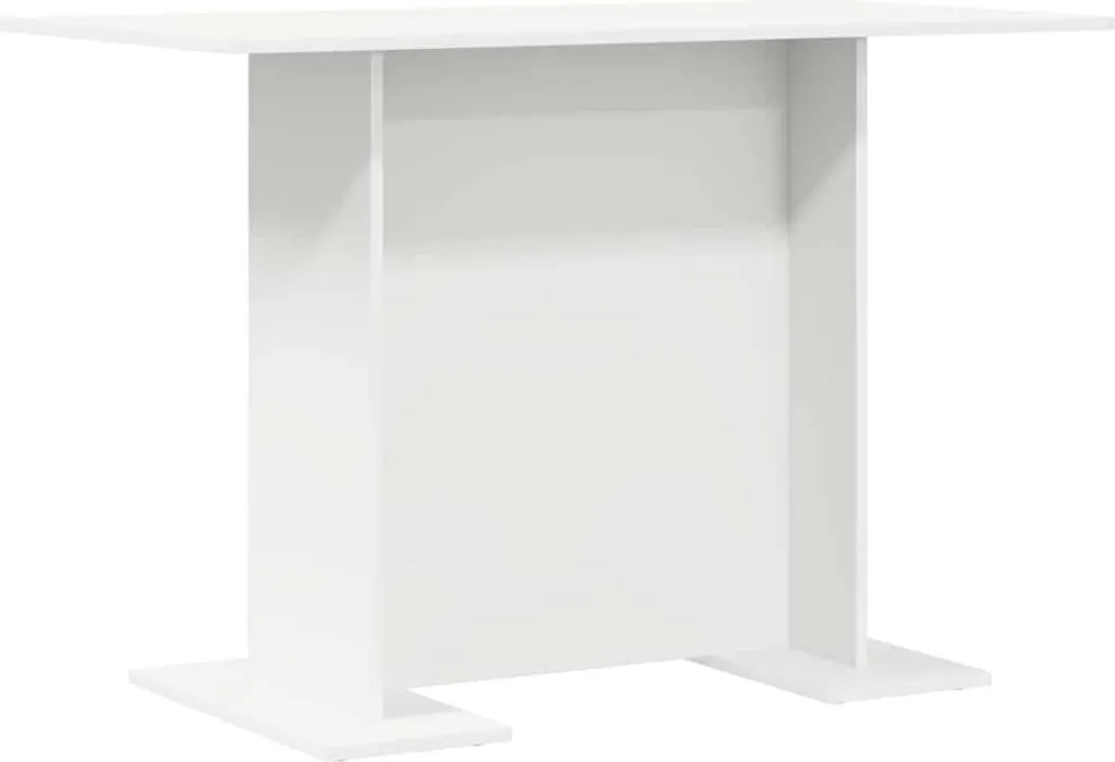 SYFAX™ Tavolo da pranzo Bianco 110 x 60 x 75 cm Legno multistrato
