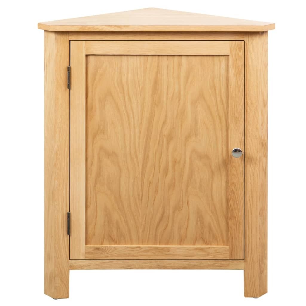 Hochwertige Eckschrank 59x45x80 cm Massivholz Eiche, Kommoden DE2924