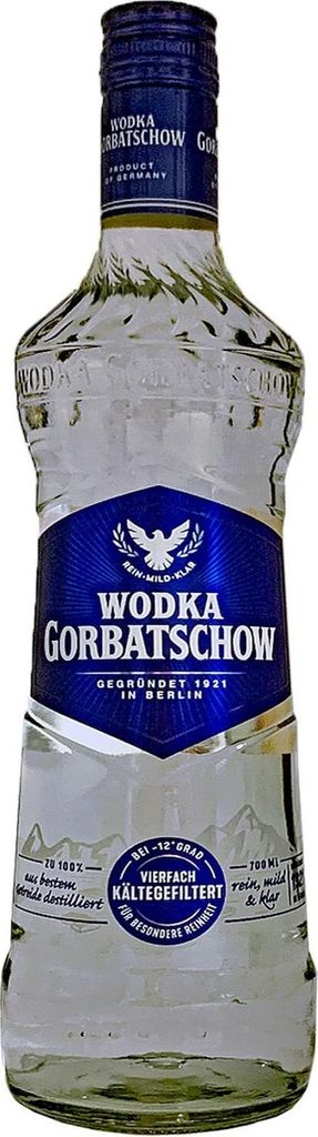 Wodka Gorbatschow, 37,5% Vol. 1 l Produktbild 