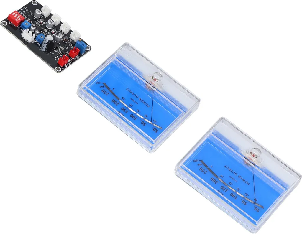 VU-mètre Ajustable en ABS avec Driver Board pour Conversion Audio DIY