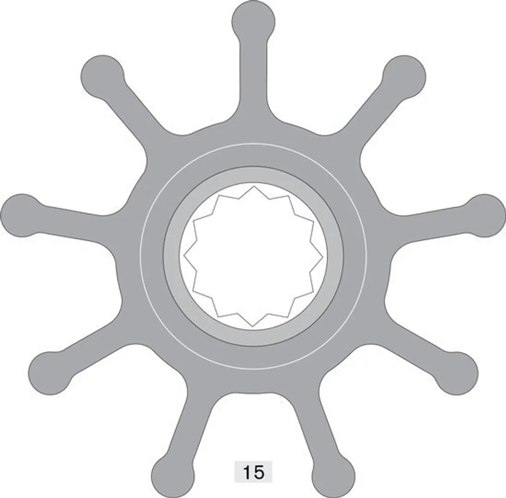 Roue de pompe Johnson 1029B : évitez la surchauffe et les pannes moteur en mer