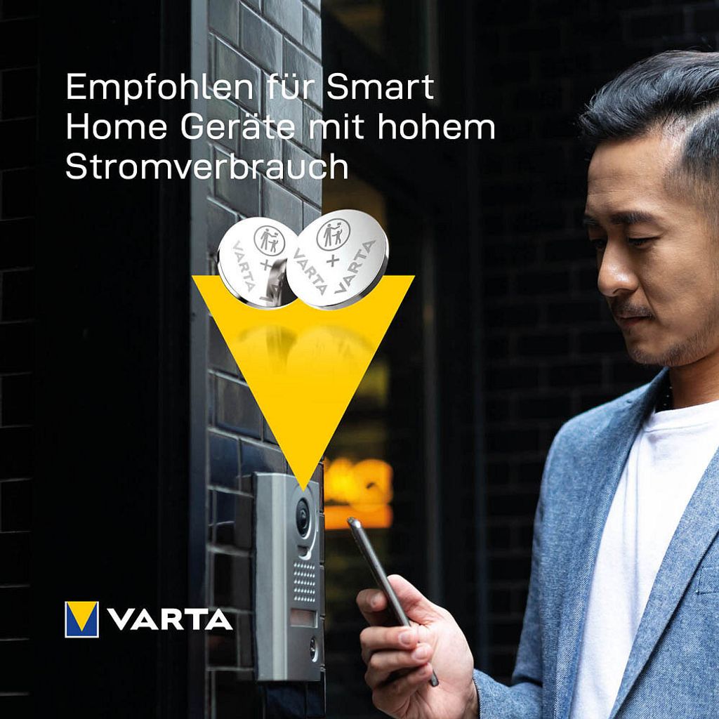 VARTA Knopfzellenbatterie Electronics CR1620 Lithium Produktbild 8
