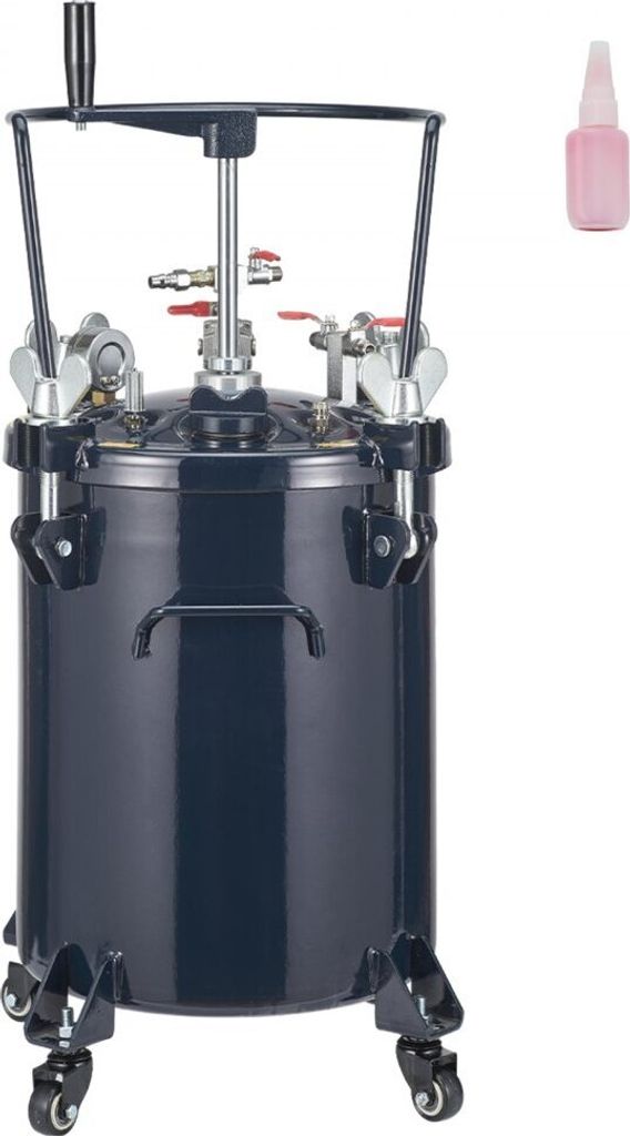 Druckbehälter Farbbehälter - Sprühfarbe Drucktopf 30 L Drucktank 70 psi - Lackierpistole Farbbehälter Φ 80 x 42,5 cm - Farbspritzpistolen Lack...