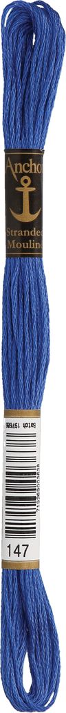 Anchor Sticktwist 4635000-00147 kobaltblau Stickgarn, 100 % Produktbild 