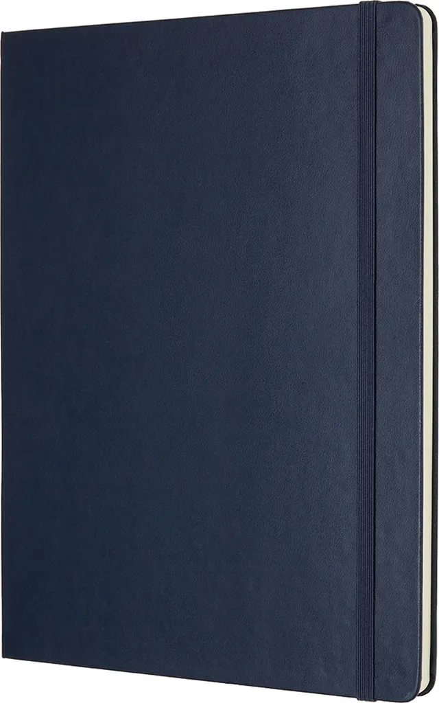 Moleskine Carnet de Notes XLarge Pages Blanches Couverture Rigide Saphir