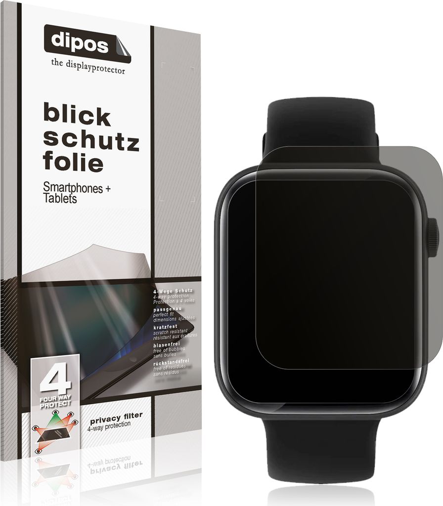 Blickschutzfolie für Fireboltt Ring 3 matt Schutzfolie Folie Display Schutz dipos