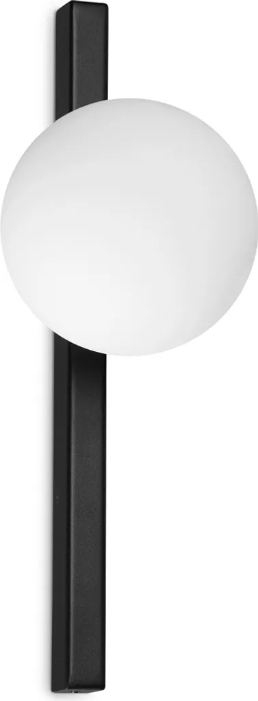 Applique de Couloir Binomio Noir 1 Lumière G9 pour Entrée Moderne