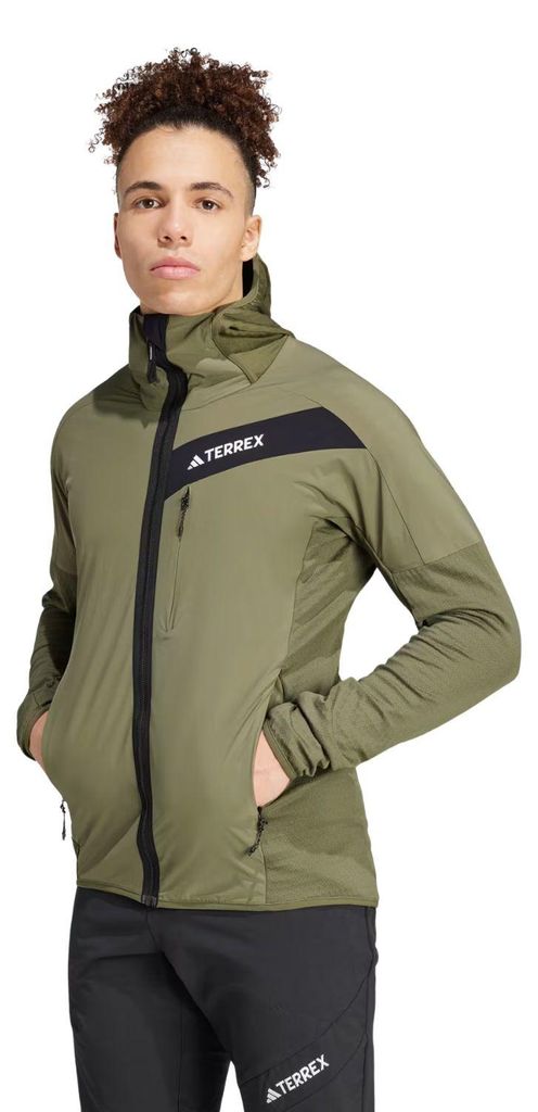 Giacca antivento con cappuccio Adidas Terrex Techrock da Immagine del prodotto 