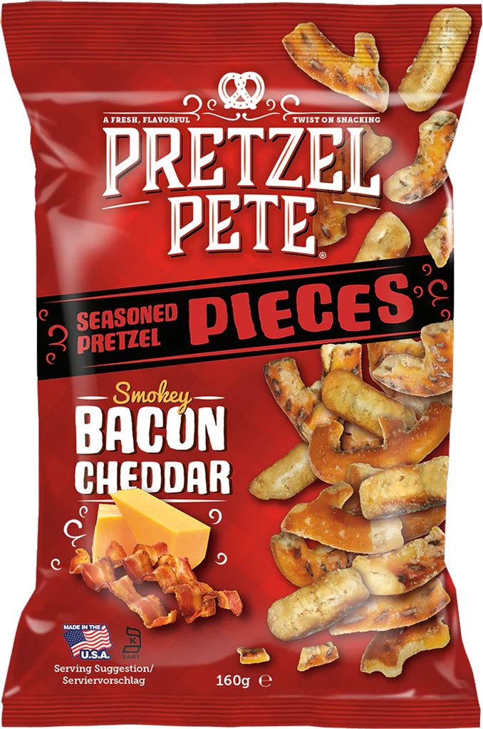Kousky preclíků s kouřovou slaninou a čedarem Obrázek produktu