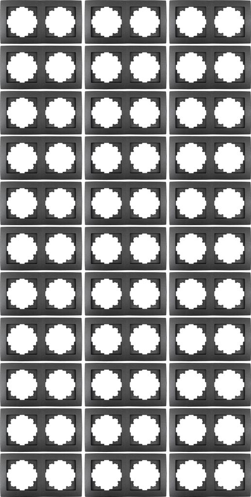 33x Rahmen McPower "Flair", 2-fach, anthrazit, matt Produktbild 