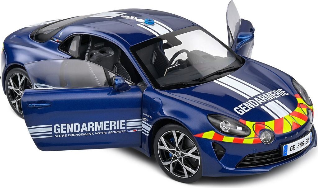 Solido Modellauto Maßstab 1:18 Alpine A110 Gendarmerie blau Produktbild 8