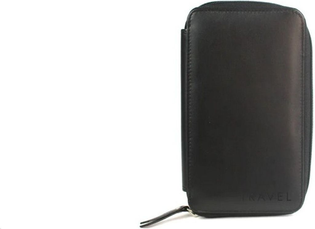 Eastern Counties Leather - Brieftasche "Kendra Travel", Leder EL441 (Einheitsgröße) (Schwarz)