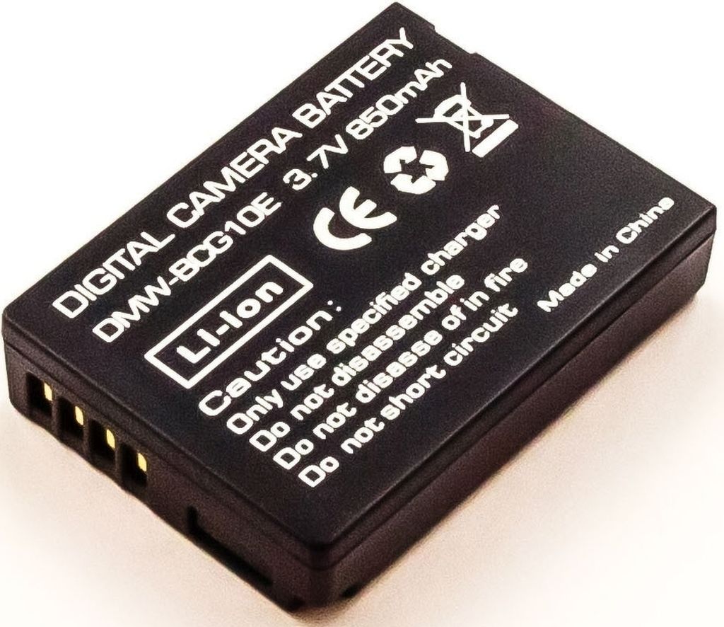 Akku für Leica V-Lux 30 Li-Ion 3,7 Volt 890 mAh schwarz.