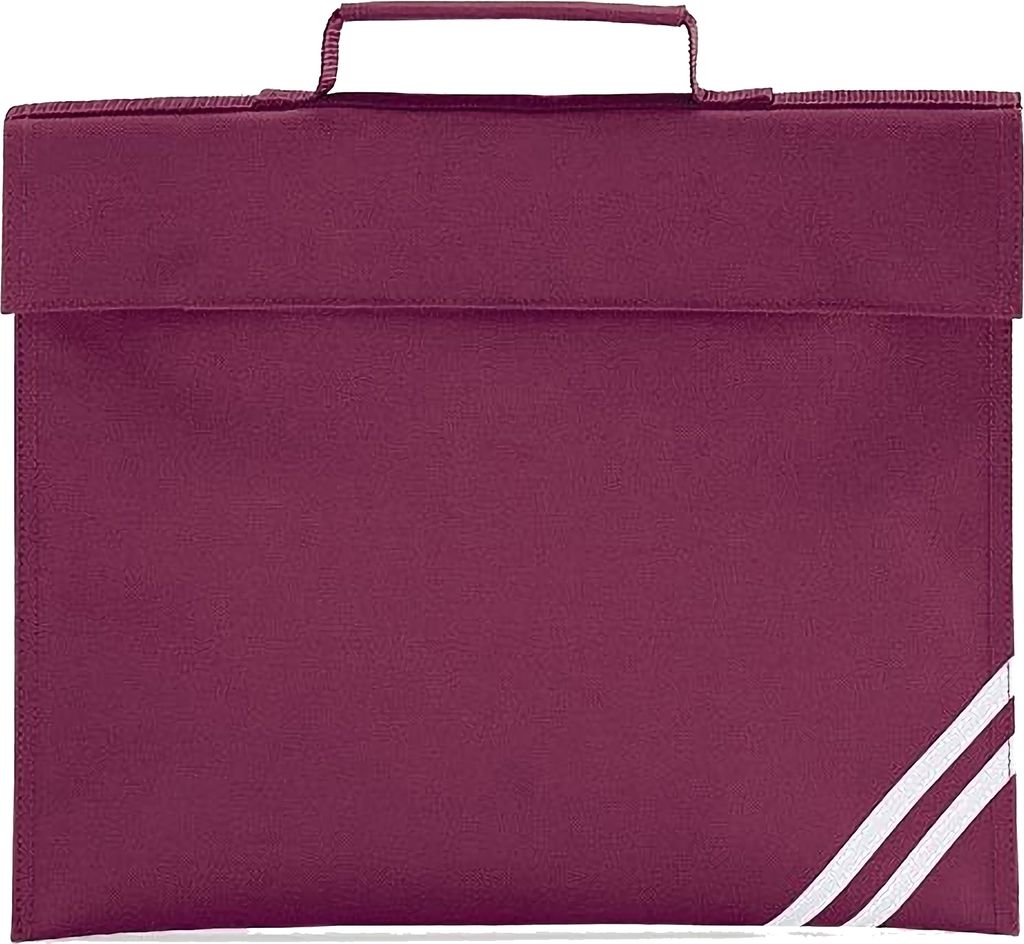 Quadra QD456 | Classic Book Bag / 36 x 30 cm - Farbe: Burgundy - Größe: 36 x 30 cm