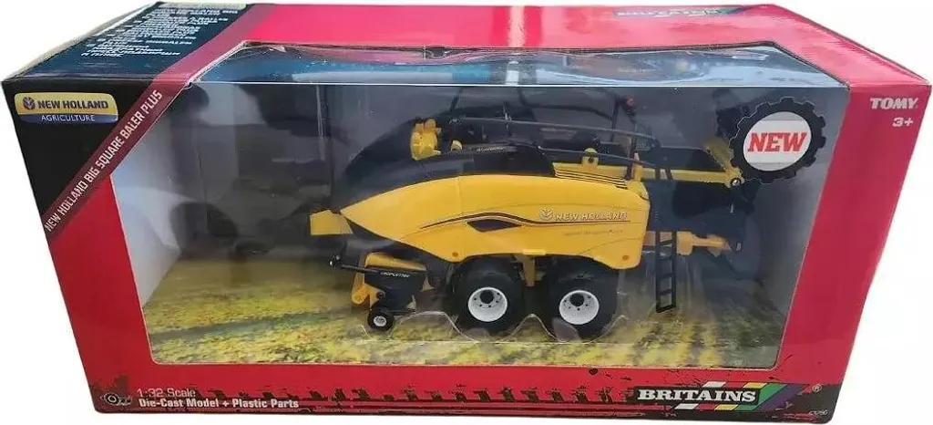 Presse à balles carrées New Holland 43266 pour diorama agricole Britains