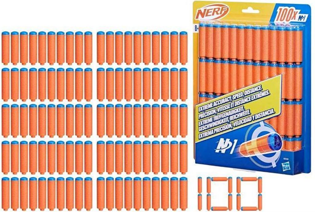 Hasbro Nerf N-Serie N1 Nachfüllpack 100 Stück G0348EU5 Produktbild 