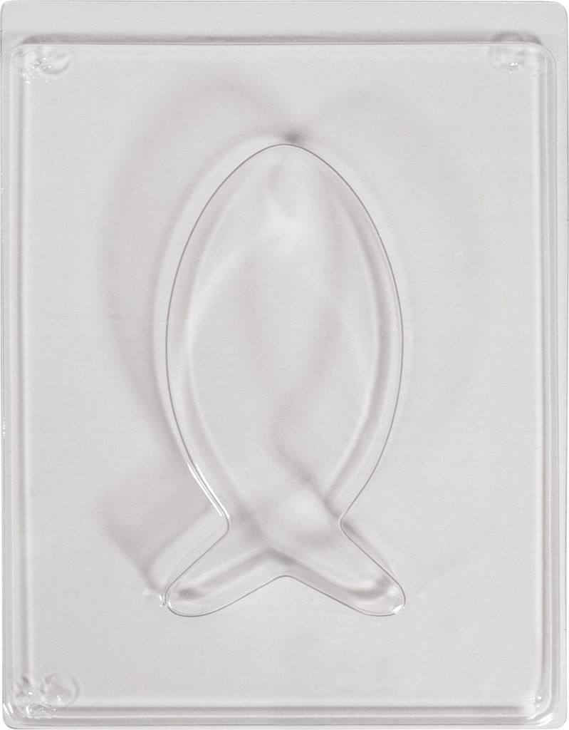 Rayher Gießform Fisch 10 cm x 4,8 cm x 1,8 cm für Kreativgießmasse Beton Seife