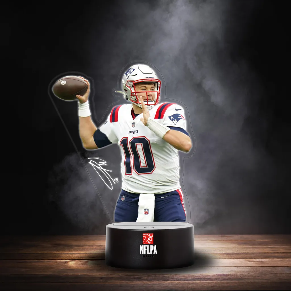 Lampe 3D NFL Jones Patriots à Changement de Couleurs Tactile et USB